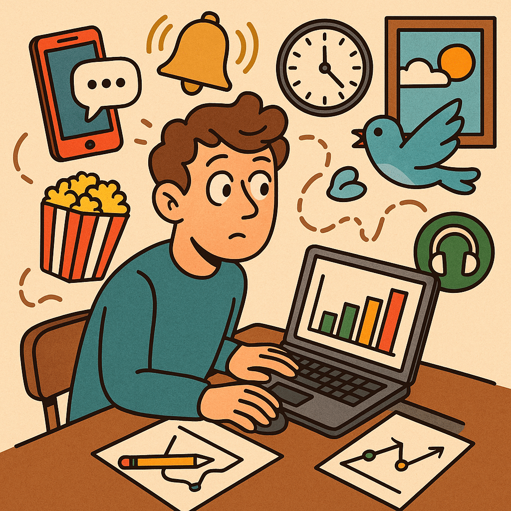 When distractions are actually data