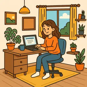 Energy-efficient home office design