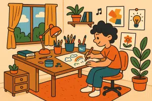 creative home space